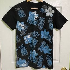 American Rag Hibiscus Pineapple Cotton Tee